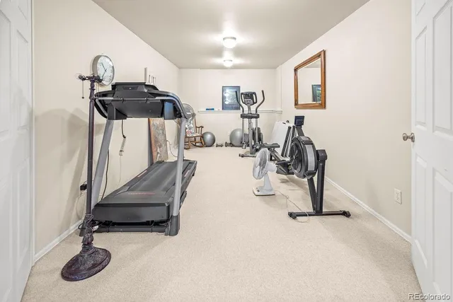 a view of a hallway with a lots of stuff