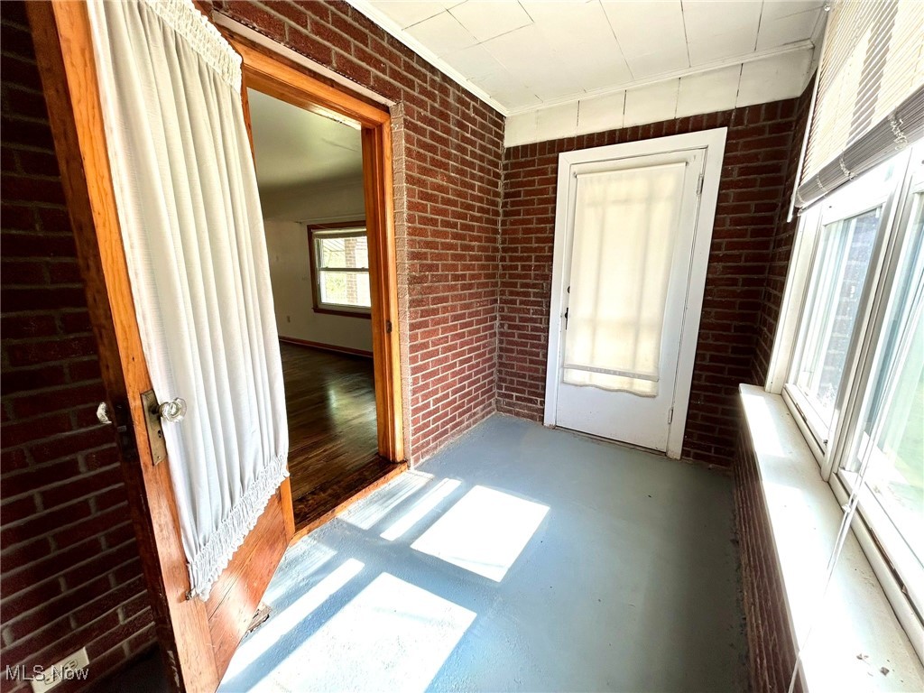 164 Locust Lane Follansbee, WV 26037 - Photo 3 of 19 View of unfurnished sunroom