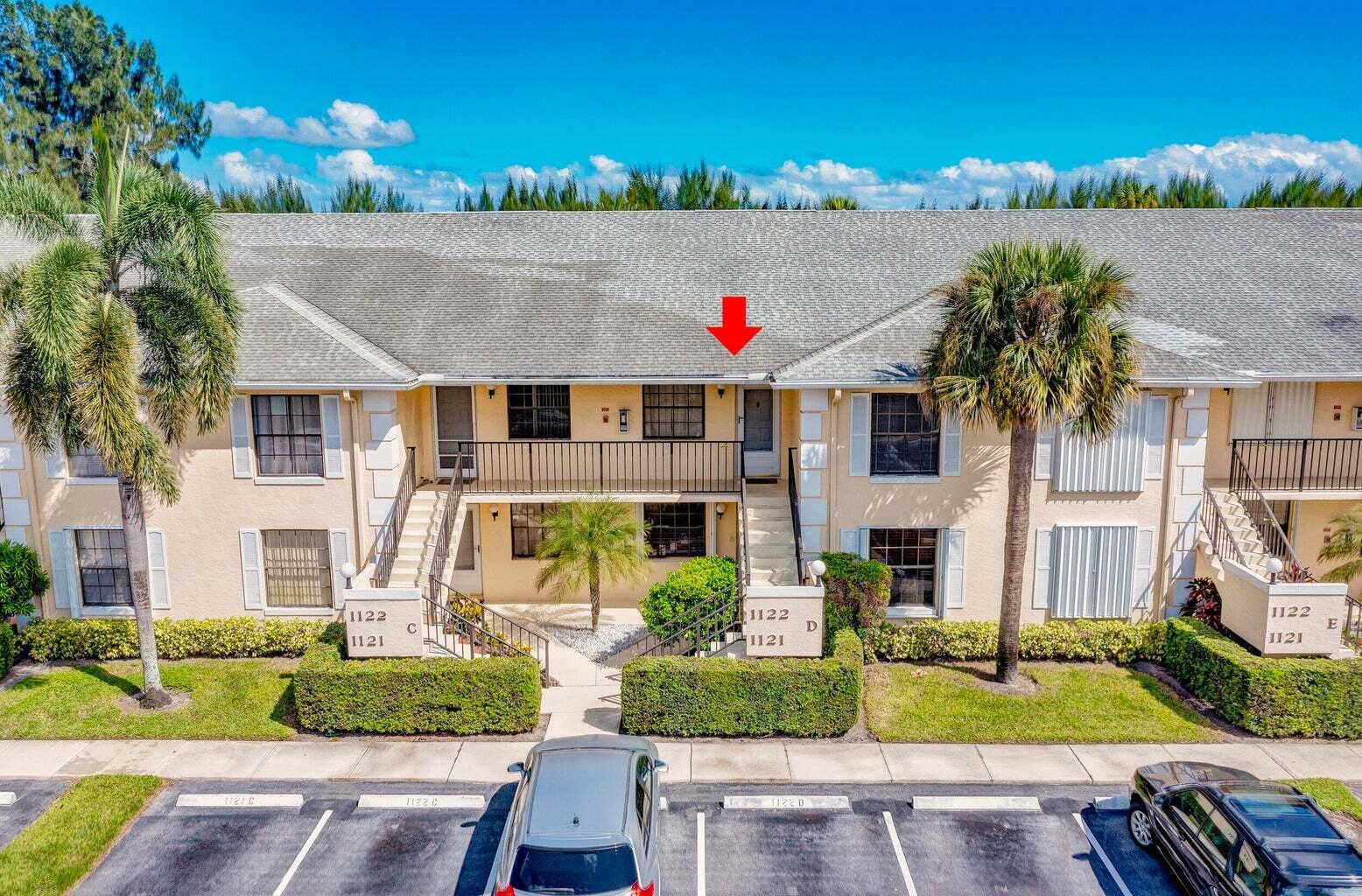 1122 Keystone Drive, Unit D Jupiter, FL 33458 - Photo 4 of 40 Aerial front