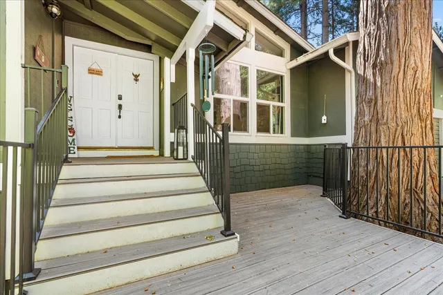 a street view with pathway