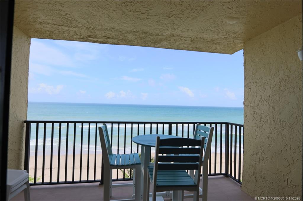 7380 South Ocean Drive, Unit 621 Jensen Beach, FL 34957 - Photo 19 of 48 a view of a balcony