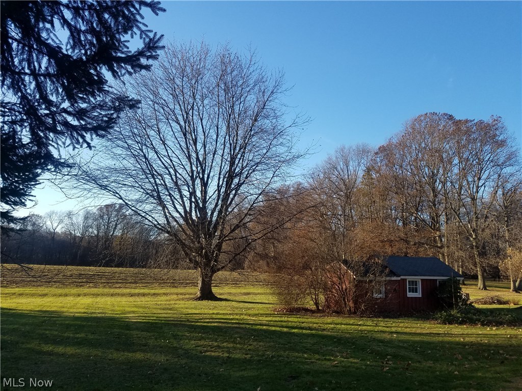 2182 Haines Road Madison, OH 44057 - Photo 26 of 26 Shed for a man cave or a she shed! Back yard is bigger than this, sun was glaring view in camera.