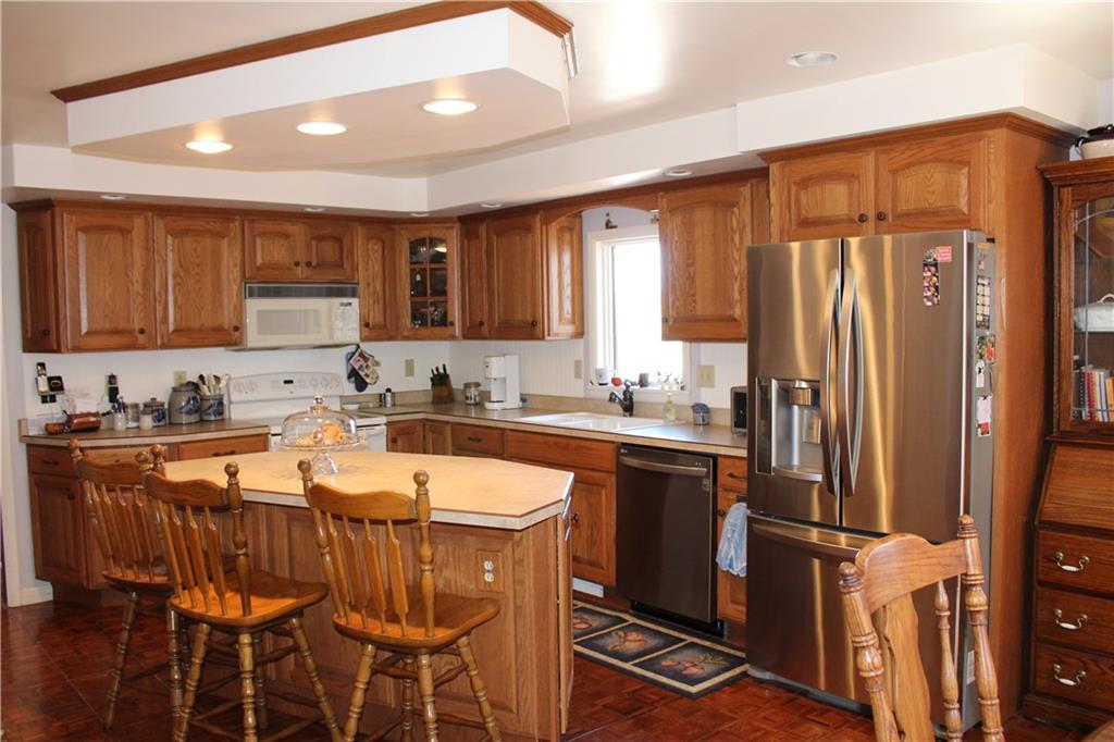 356 Willow Road Avella, PA 15312 - Photo 2 of 25 All Oak eat in Kitchen with island and newer appliances