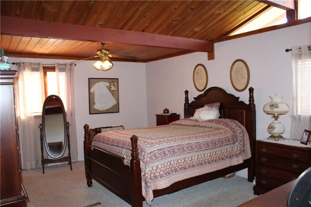 356 Willow Road Avella, PA 15312 - Photo 5 of 25 Master Suite with vaulted cedar ceiling and loads of natural light