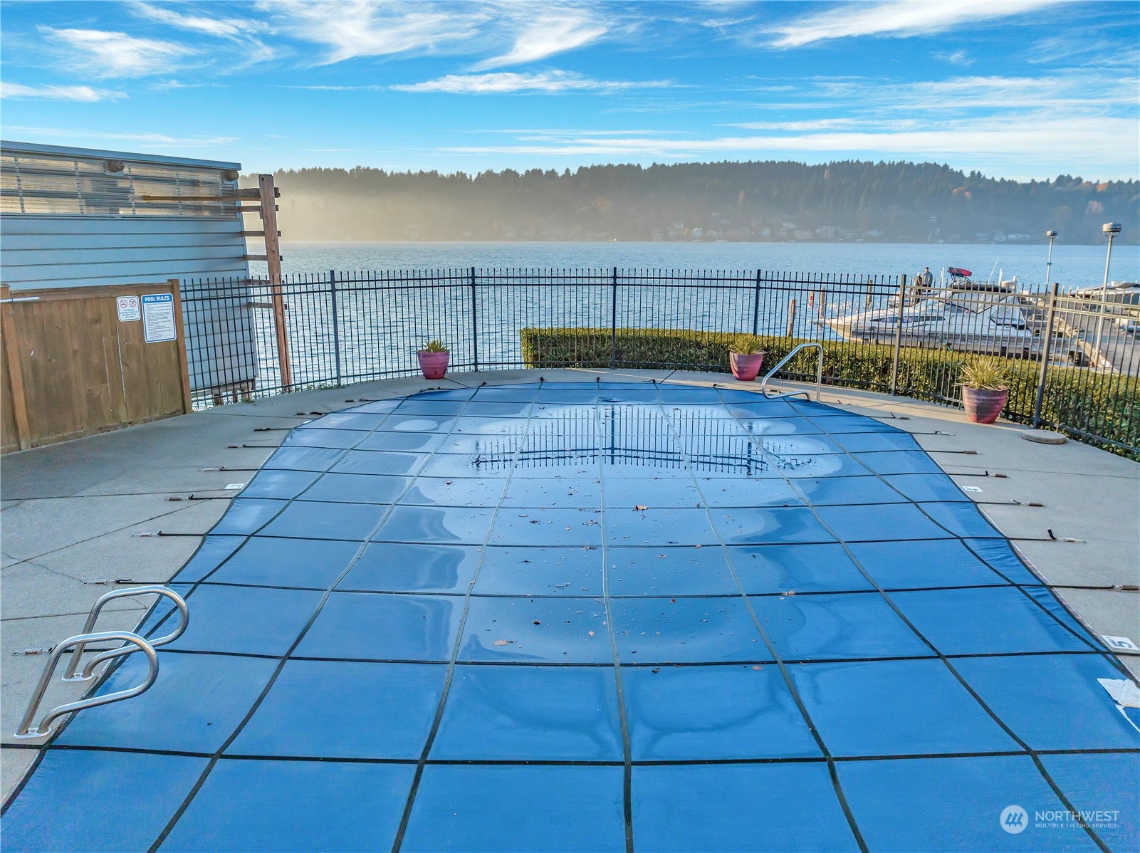 5021 Ripley Lane North, Unit 306 Renton, WA 98056 - Photo 16 of 22 a view of swimming pool with outdoor seating and yard in back