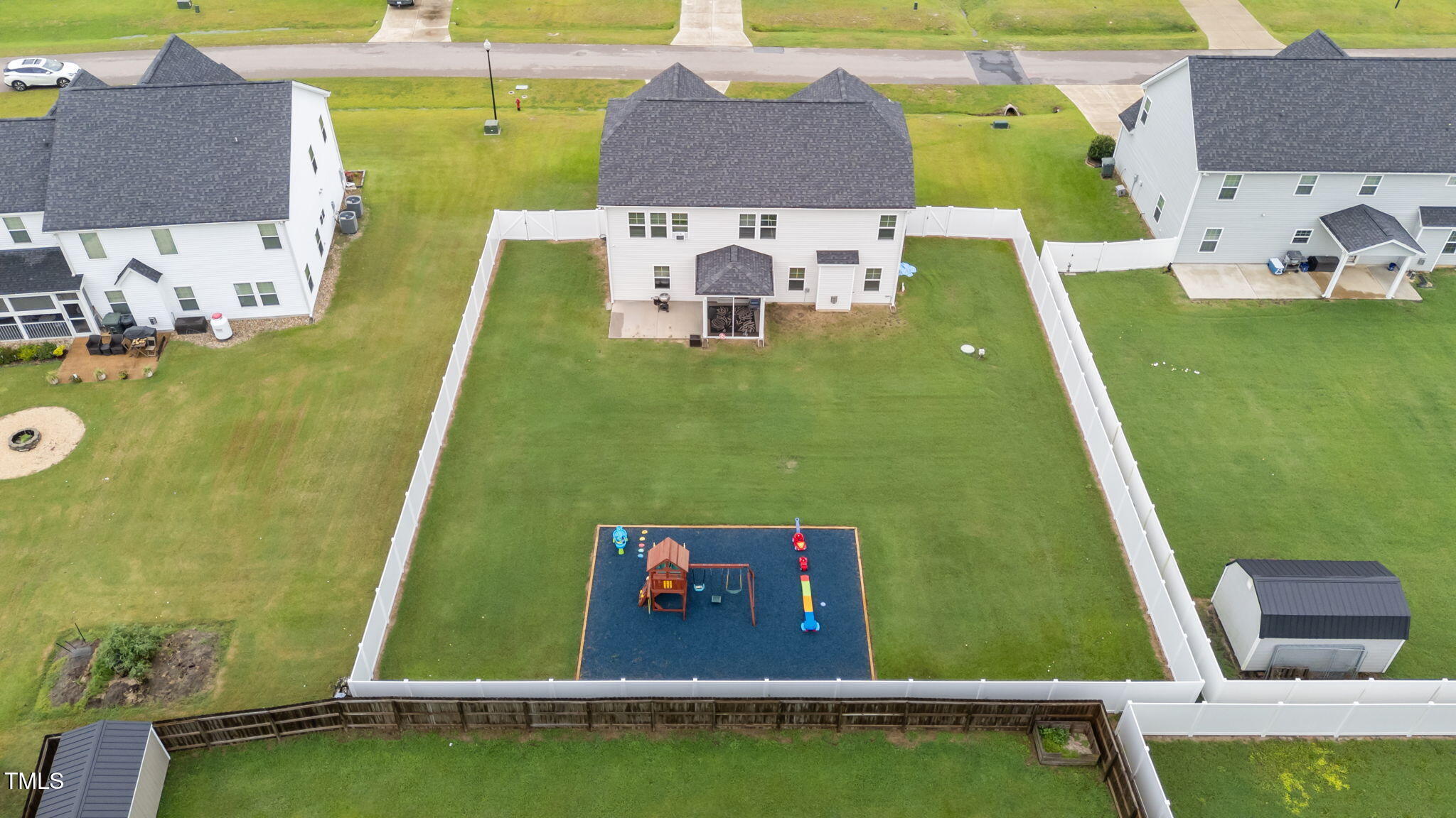 105 Perignon Drive Princeton, NC 27569 - Photo 31 of 38 an aerial view of a pool