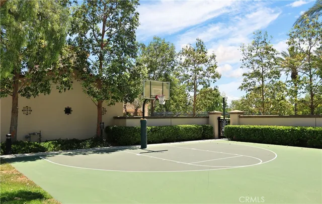 a view of a basketball court