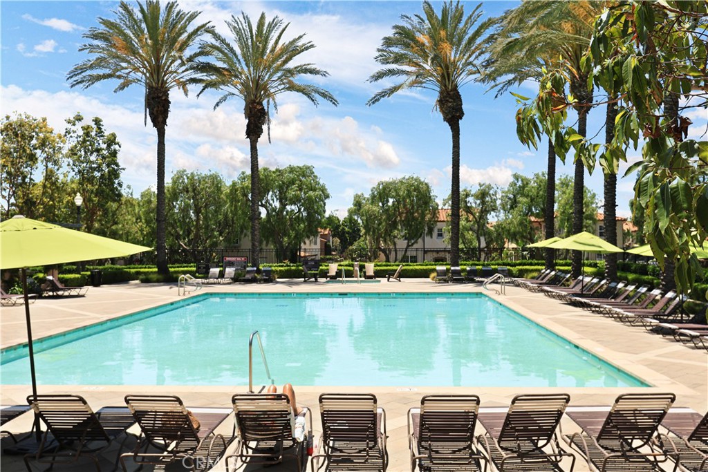 51 Olivehurst Irvine, CA 92602 - Photo 39 of 45 a view of swimming pool with chairs