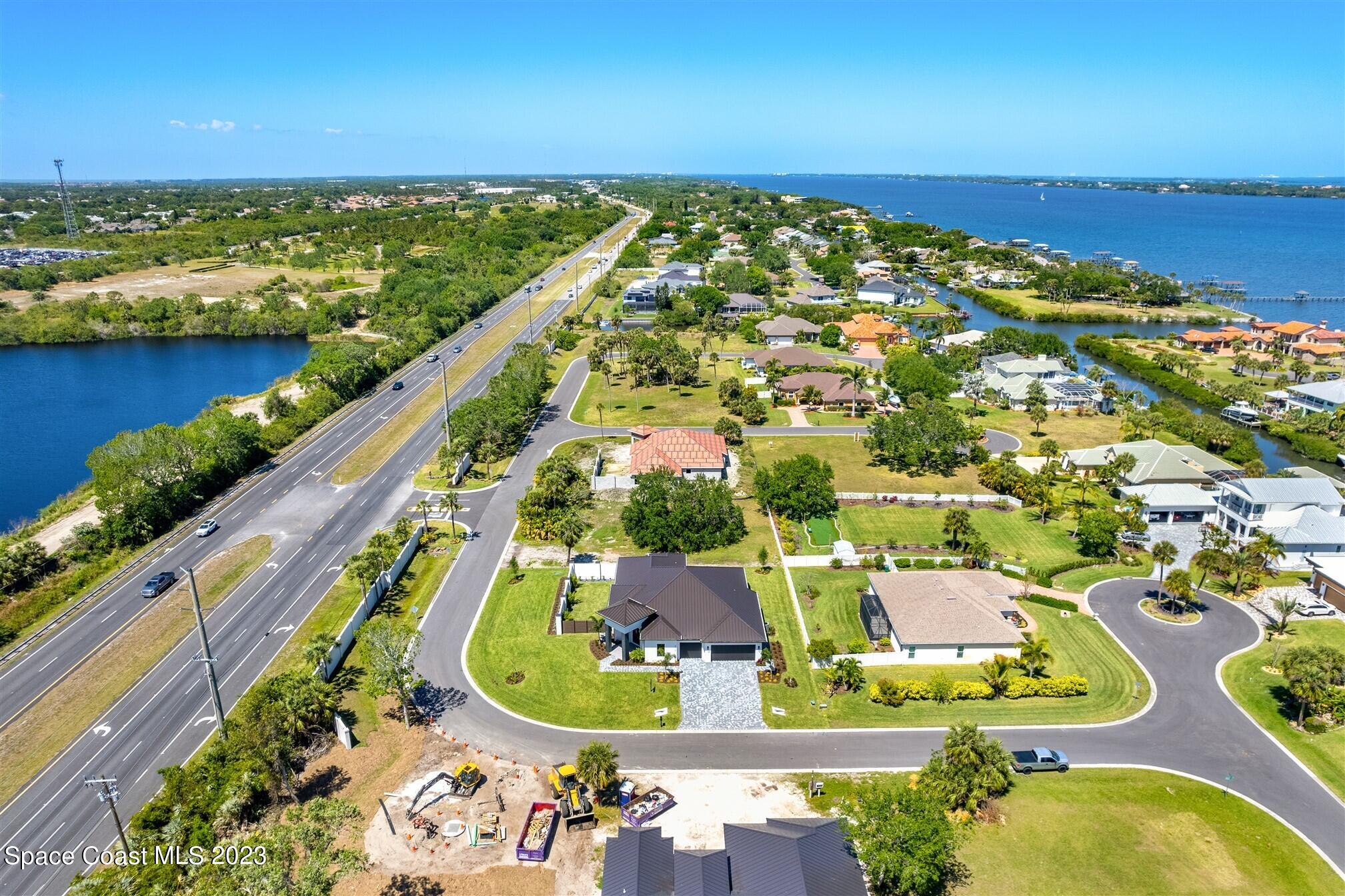 0 Bosun Rockledge, FL 32955 - Photo 4 of 10 an aerial view of a house with a ocean view