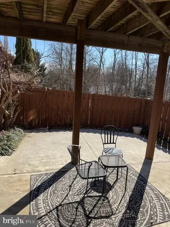 a view of a outdoor seating area