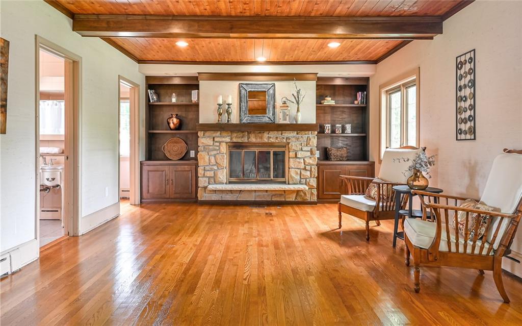 1505 West Ingomar Road Pittsburgh, PA 15237 - Photo 14 of 42 Charming character along with stone fireplace in family room.