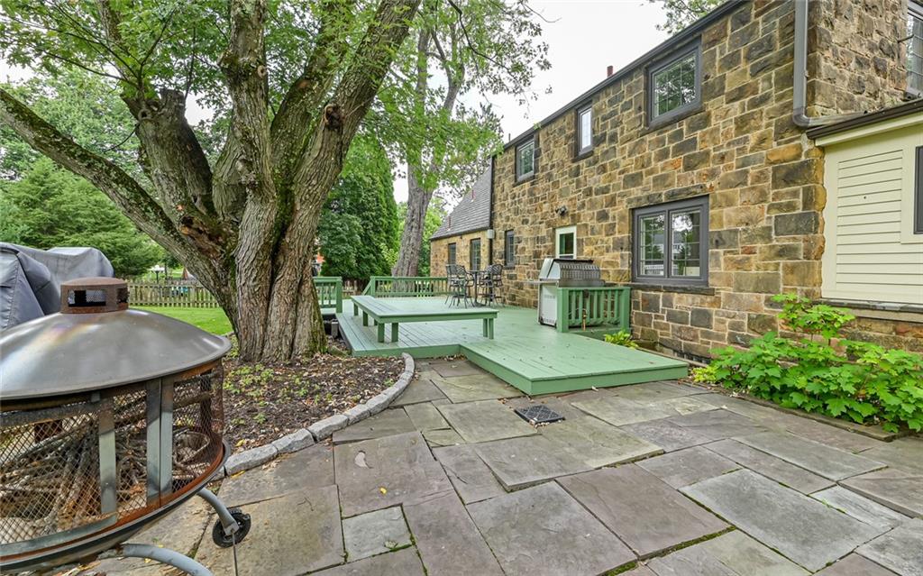 1505 West Ingomar Road Pittsburgh, PA 15237 - Photo 8 of 42 Stone patio connects to rear deck.
