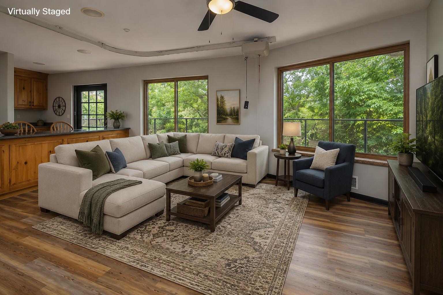 W303S10481 Sandy Beach Road Mukwonago, WI 53149 - Photo 16 of 74 Family Room 1 Virtually Staged