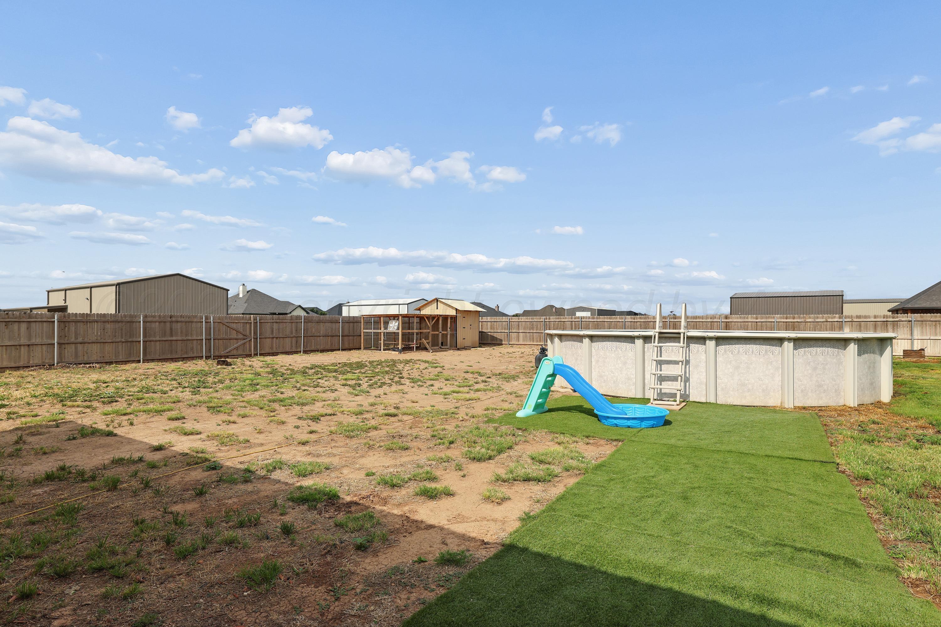9525 Hey Jude Lane Amarillo, TX 79119 - Photo 35 of 37 44-Backyard Swimming Pool & Chicken Coop