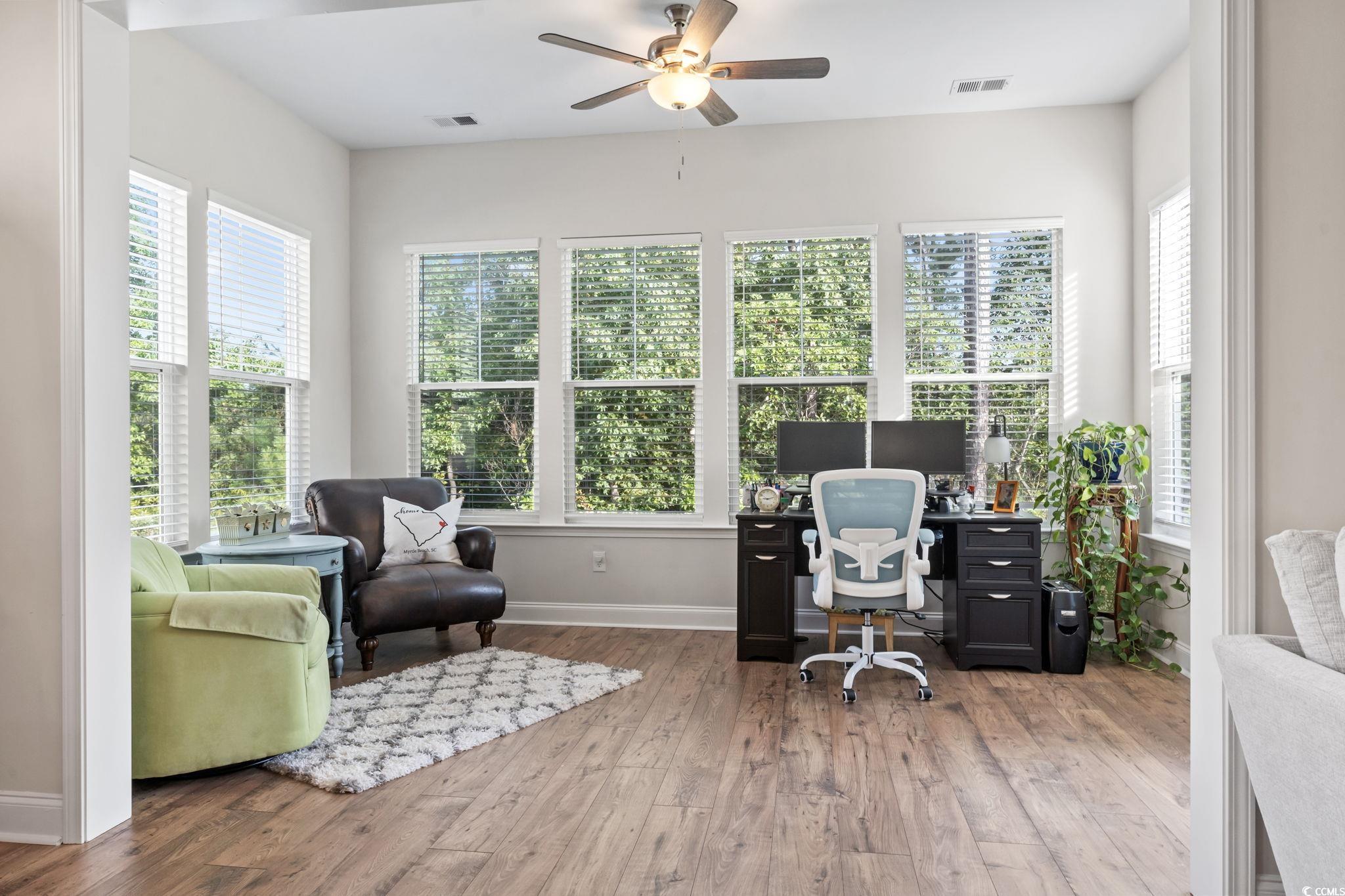 502 Bumble Circle Murrells Inlet, SC 29576 - Photo 17 of 39 Office area with light hardwood / wood-style floor