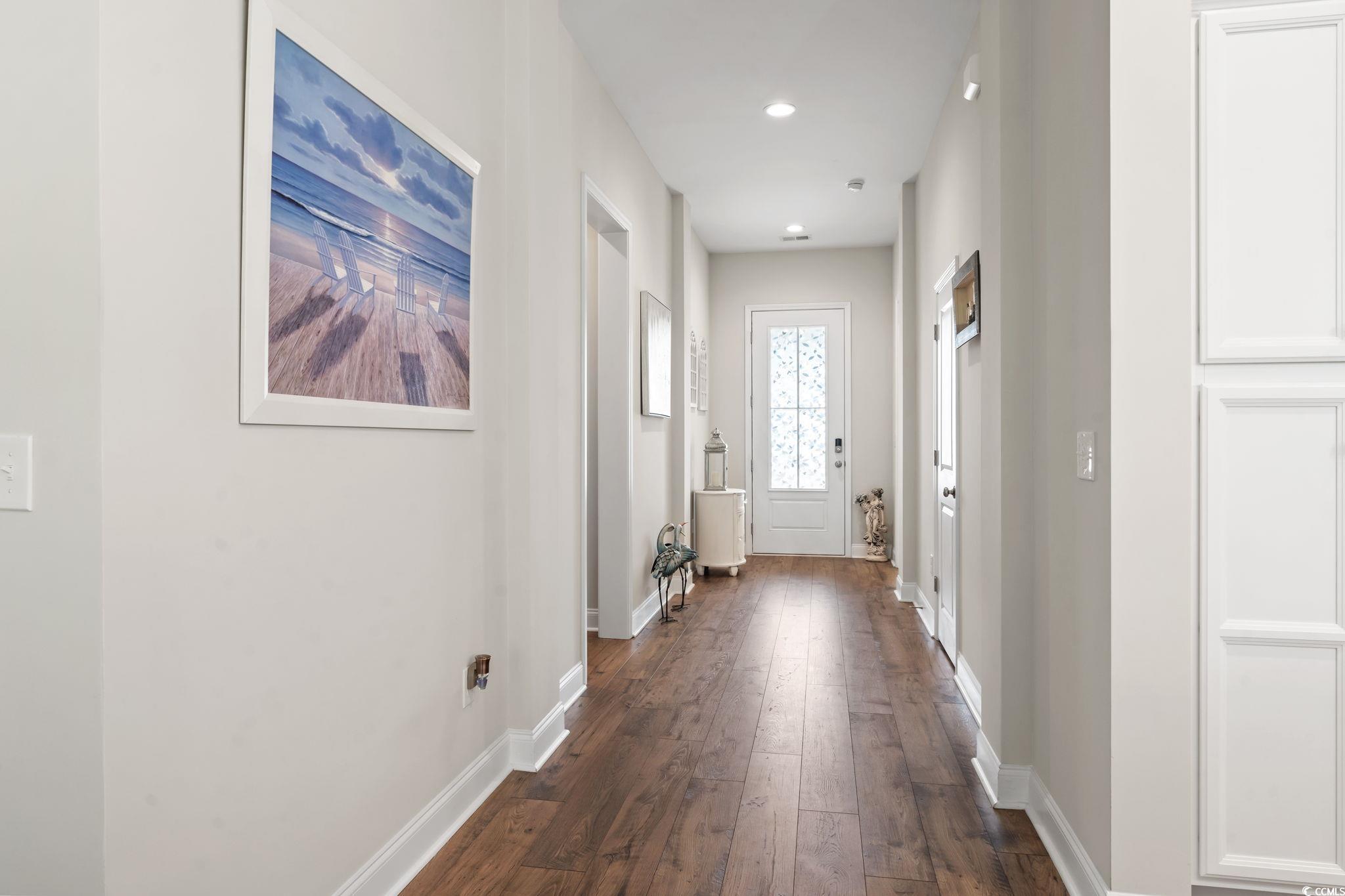 502 Bumble Circle Murrells Inlet, SC 29576 - Photo 19 of 39 Hall featuring dark hardwood / wood-style floors