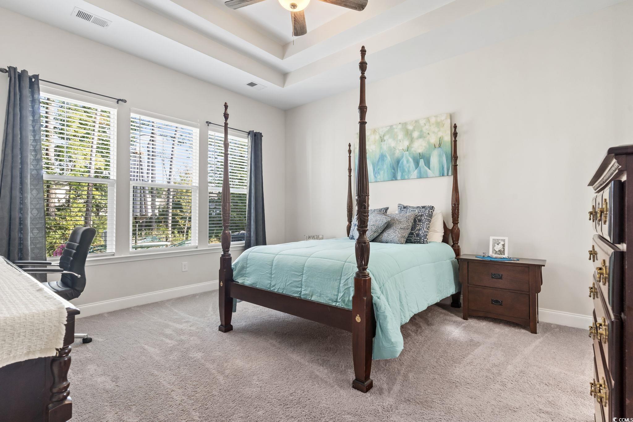 502 Bumble Circle Murrells Inlet, SC 29576 - Photo 20 of 39 Carpeted bedroom with ceiling fan