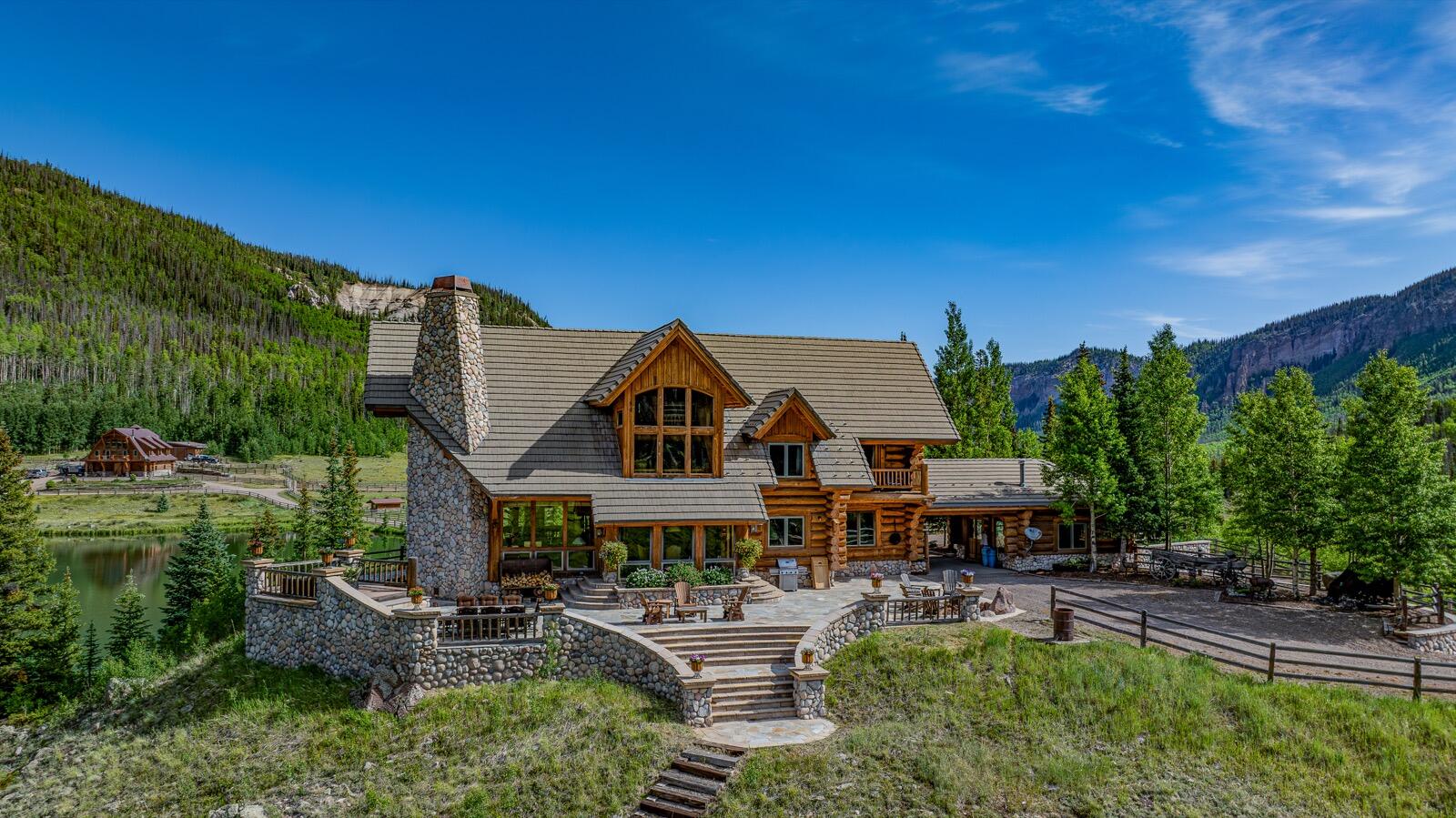 2418 Usfs Road Creede, CO 81130 - Photo 10 of 50 a front view of a house with garden
