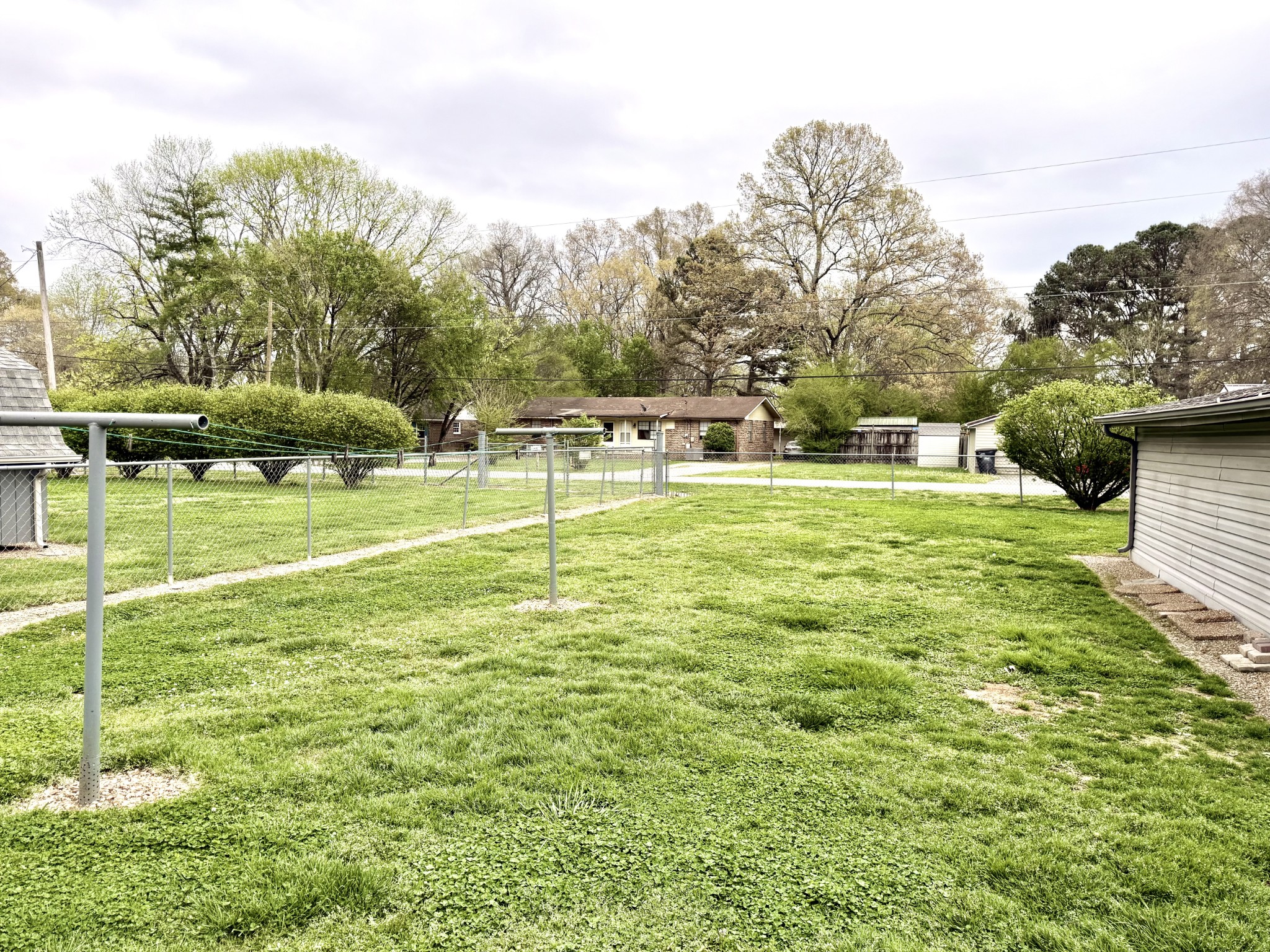 111 Gentry Street Tullahoma, TN 37388 - Photo 22 of 66 a view of a pool with a big yard and large trees