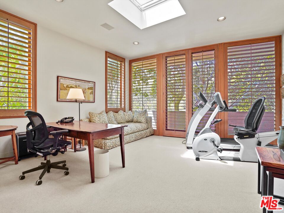 31280 Broad Beach Road Malibu, CA 90265 - Photo 32 of 43 a view of a workspace with furniture and a window