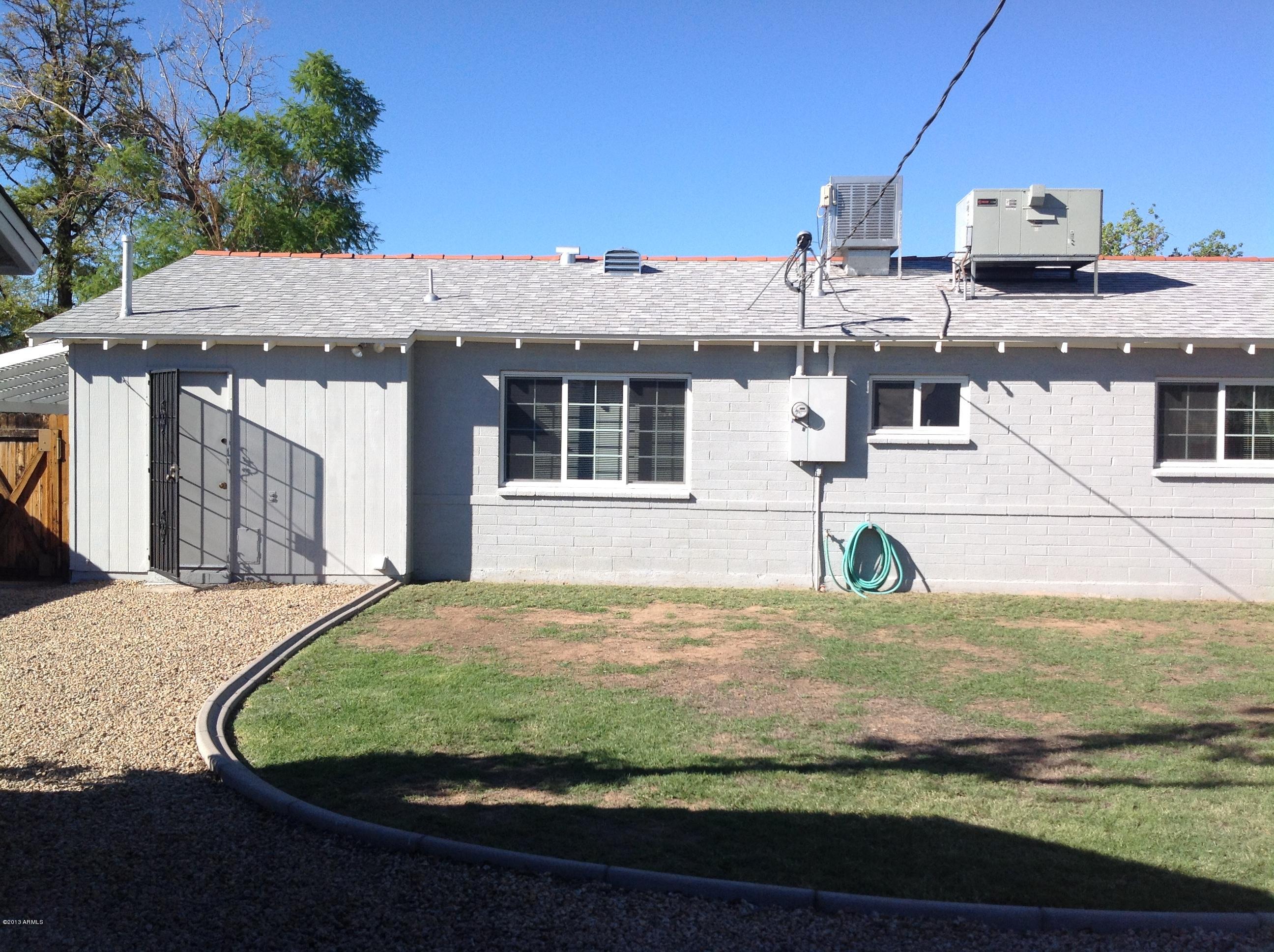 3411 West Wethersfield Road Phoenix, AZ 85029 - Photo 12 of 21 Back of Cute 2 Bedroom House in Phoenix