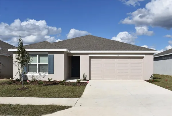 a front view of house with yard