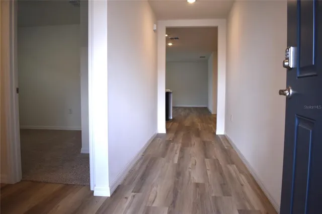 wooden floor in a gallery