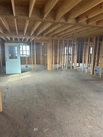 a view of room with door