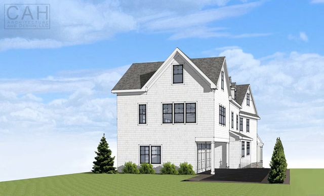 a view of house with yard