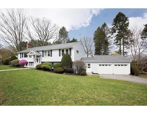 21 Lawrence Lane Lexington, MA 02421 - Photo 18 of 18 a front view of a house with a yard and trees