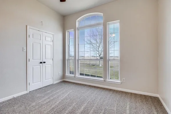 a view of a room with window
