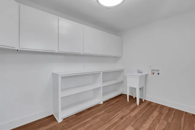 wooden floor in an empty room