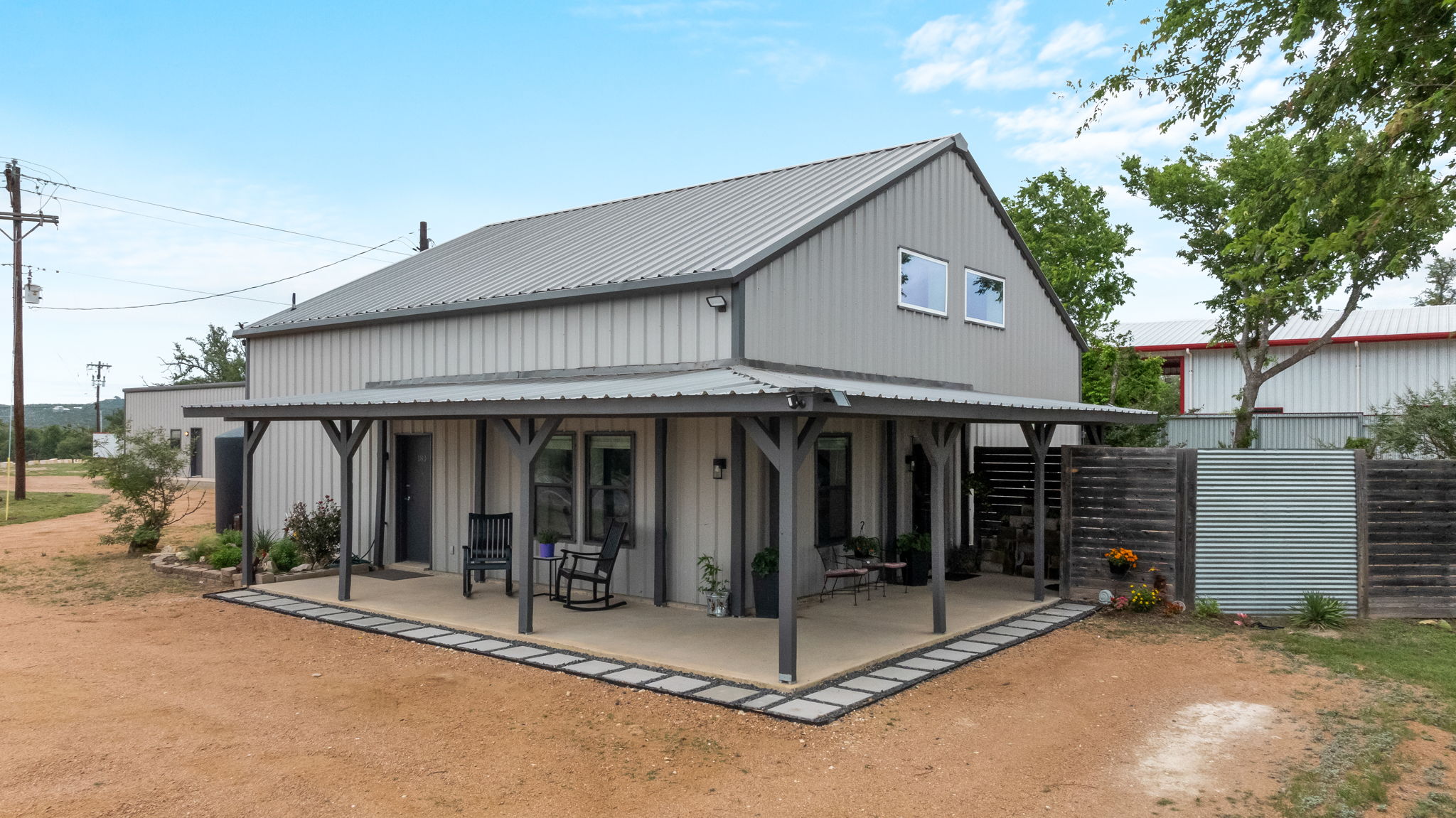a view of a house with porch