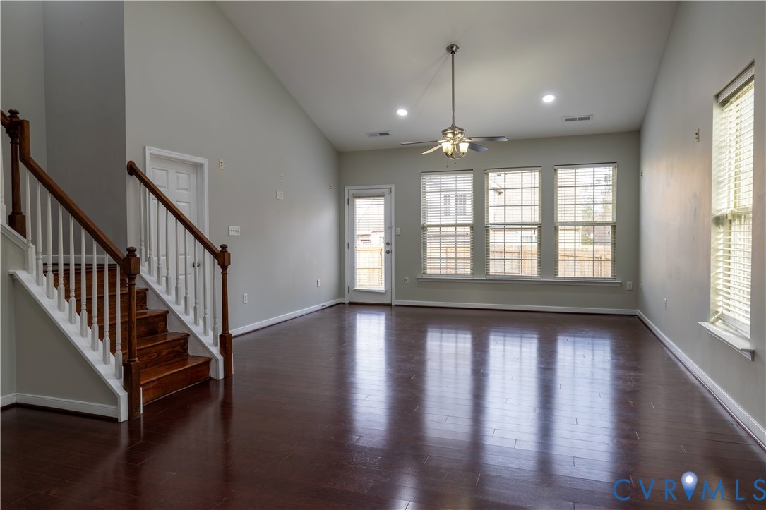 4801 Shellbark Court Glen Allen, VA 23059 - Photo 15 of 43 a view of an empty room with wooden floor and a window