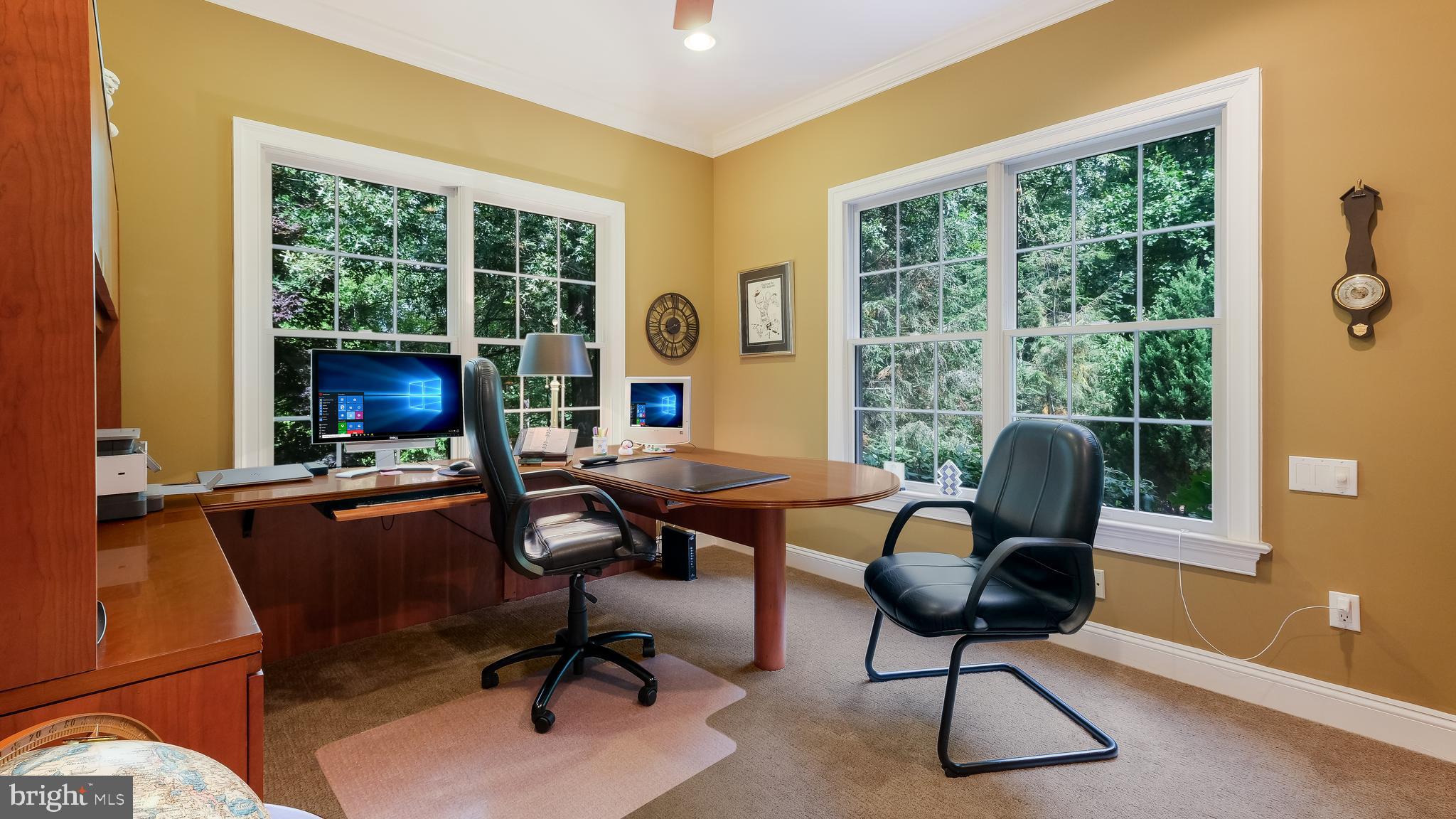 3269 Ash Mill Road Doylestown, PA 18902 - Photo 29 of 81 Main Floor office, great views of pool