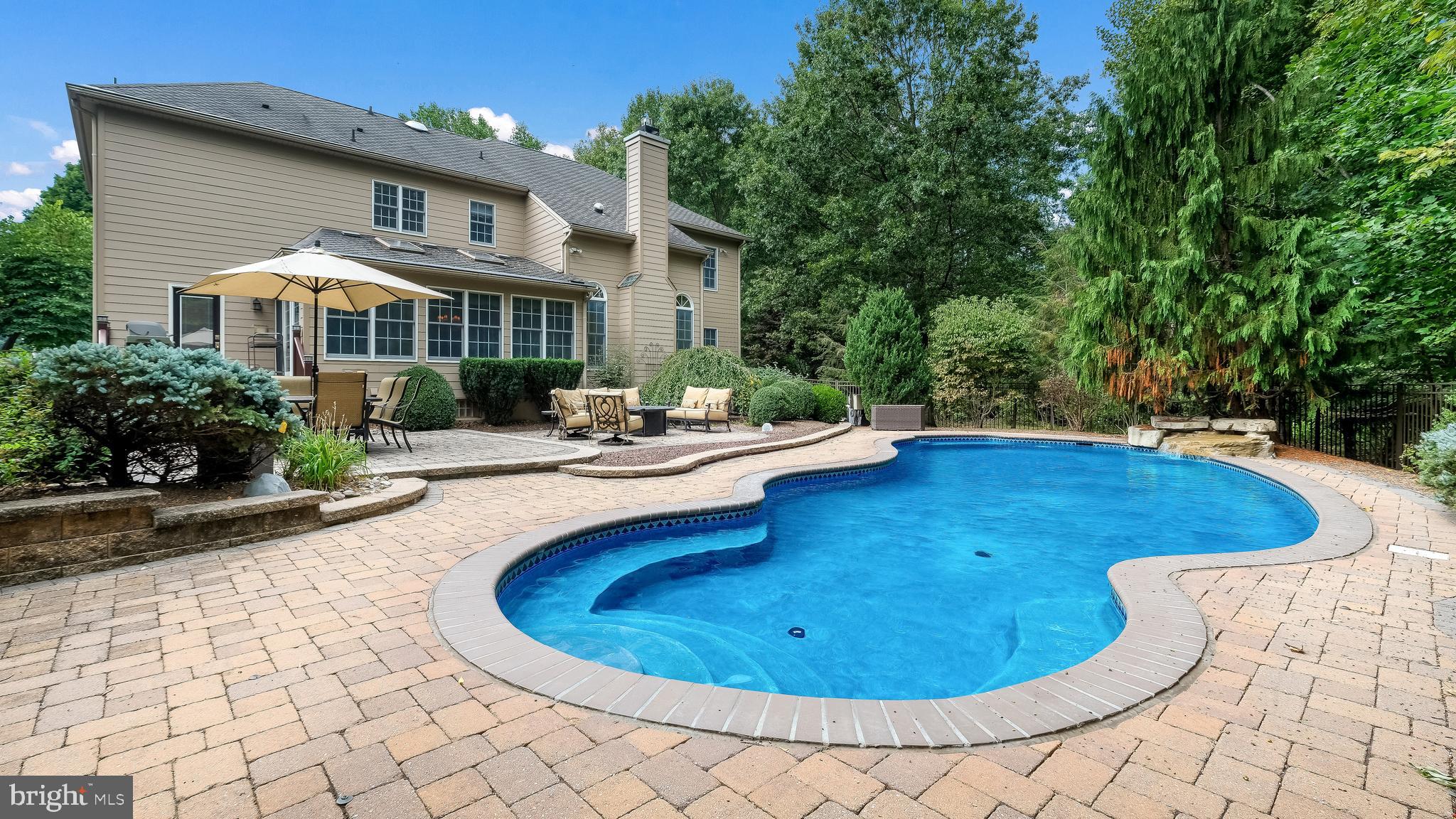 3269 Ash Mill Road Doylestown, PA 18902 - Photo 3 of 81 Back yard paradise w/ salt water pool w/ waterfall