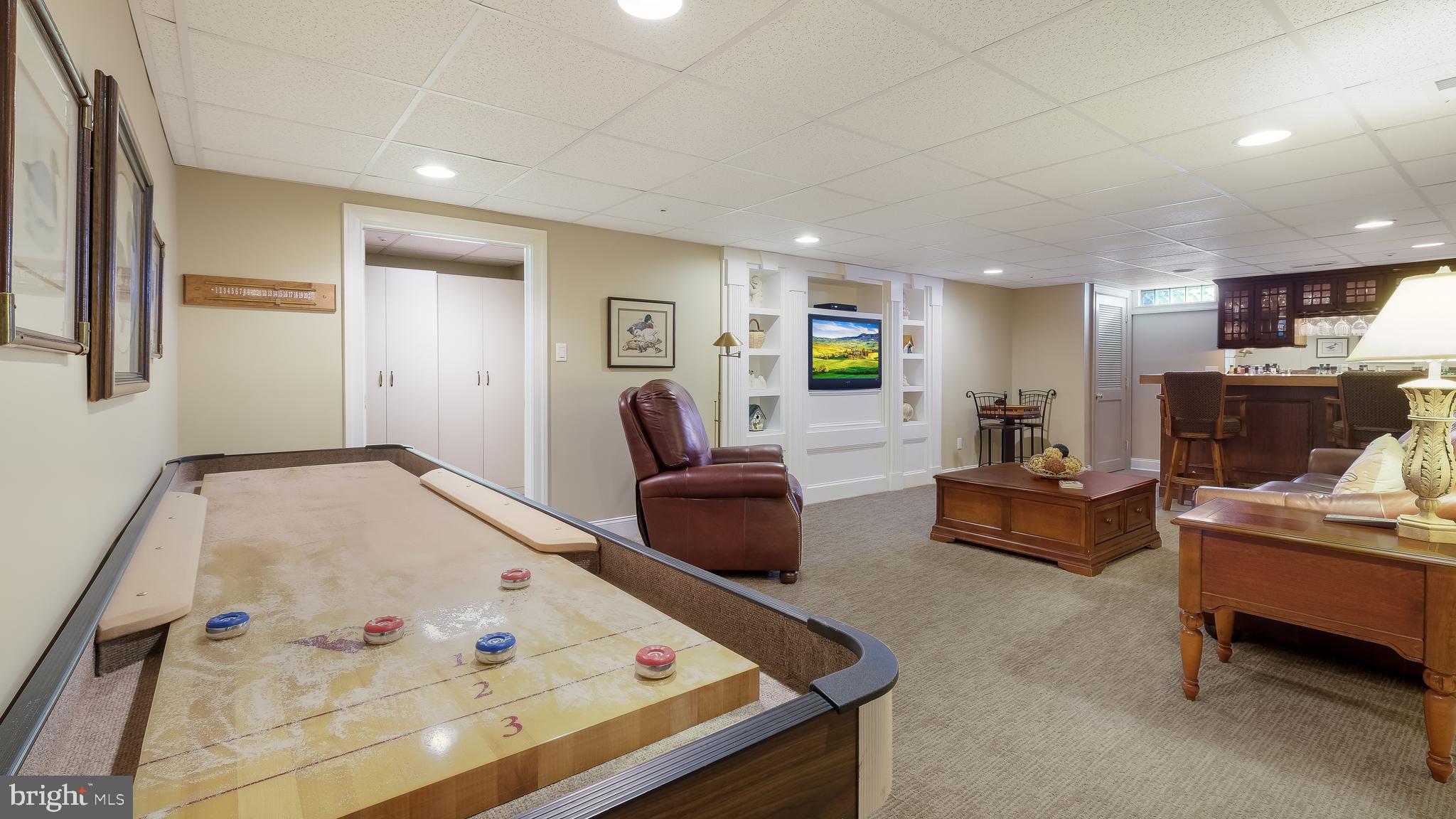 3269 Ash Mill Road Doylestown, PA 18902 - Photo 53 of 81 Finished Basement. Shuffleboard included in sale