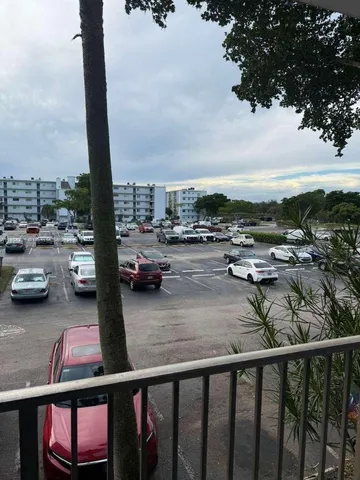 a view of city from balcony