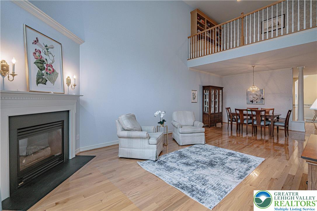 803 Dorset Road Allentown, PA 18104 - Photo 11 of 44 a living room with furniture and a fireplace