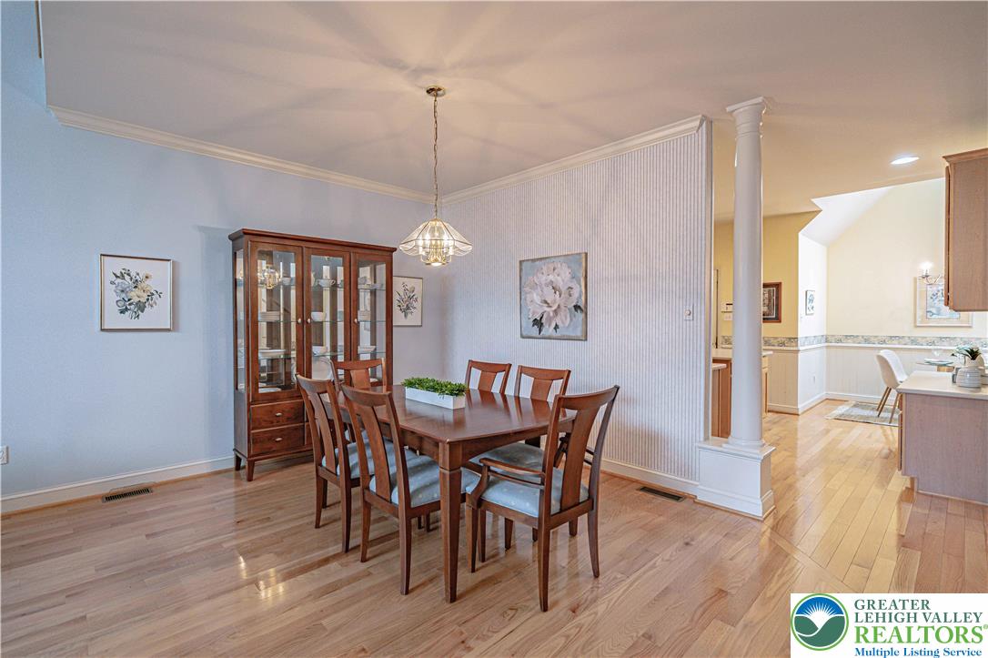 803 Dorset Road Allentown, PA 18104 - Photo 8 of 44 a view of a dining room with furniture window and wooden floor