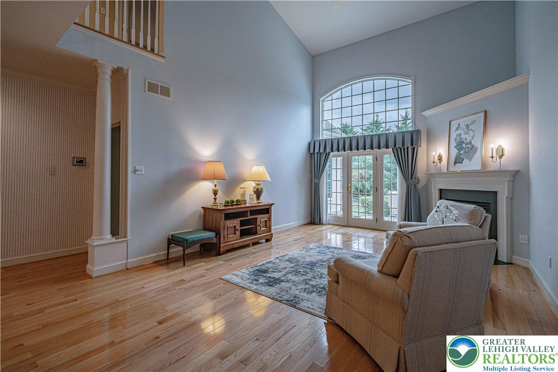 803 Dorset Road Allentown, PA 18104 - Photo 10 of 44 a living room with furniture or couch and a fireplace