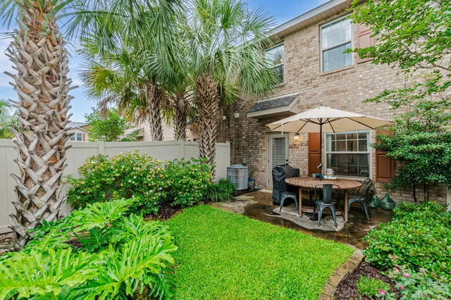 a house view with a seating space
