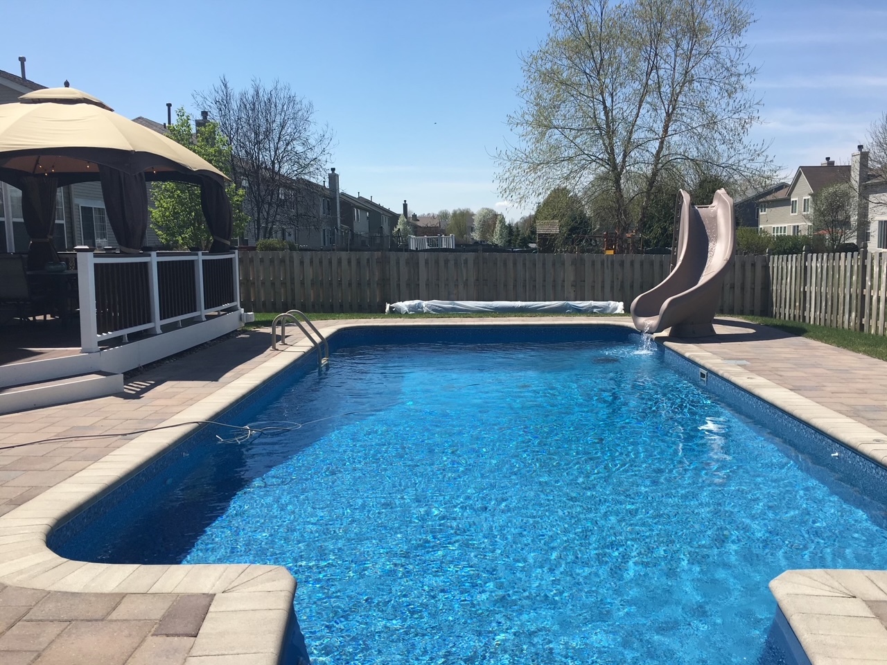 1502 Summerhill Lane Cary, IL 60013 - Photo 16 of 17 a view of a backyard with swimming pool