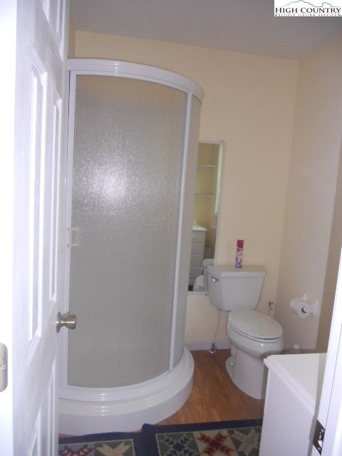 196 Boyden Road Banner Elk, NC 28604 - Photo 11 of 12 a bathroom with a toilet and a shower