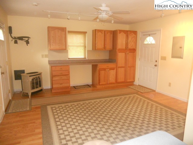 196 Boyden Road Banner Elk, NC 28604 - Photo 9 of 12 a bathroom with a sink a mirror and shower
