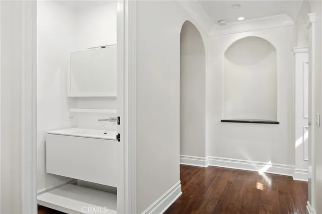 wooden floor in an empty room