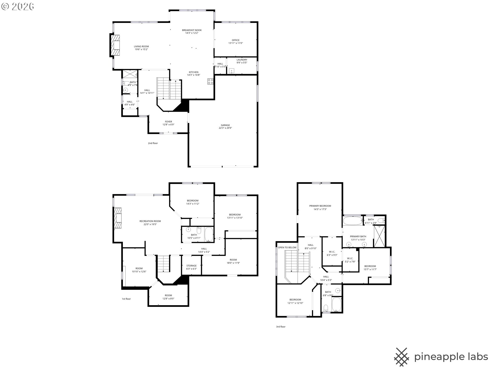 9739 Northwest Henry Court Portland, OR 97229 - Photo 39 of 42 Floor Plan