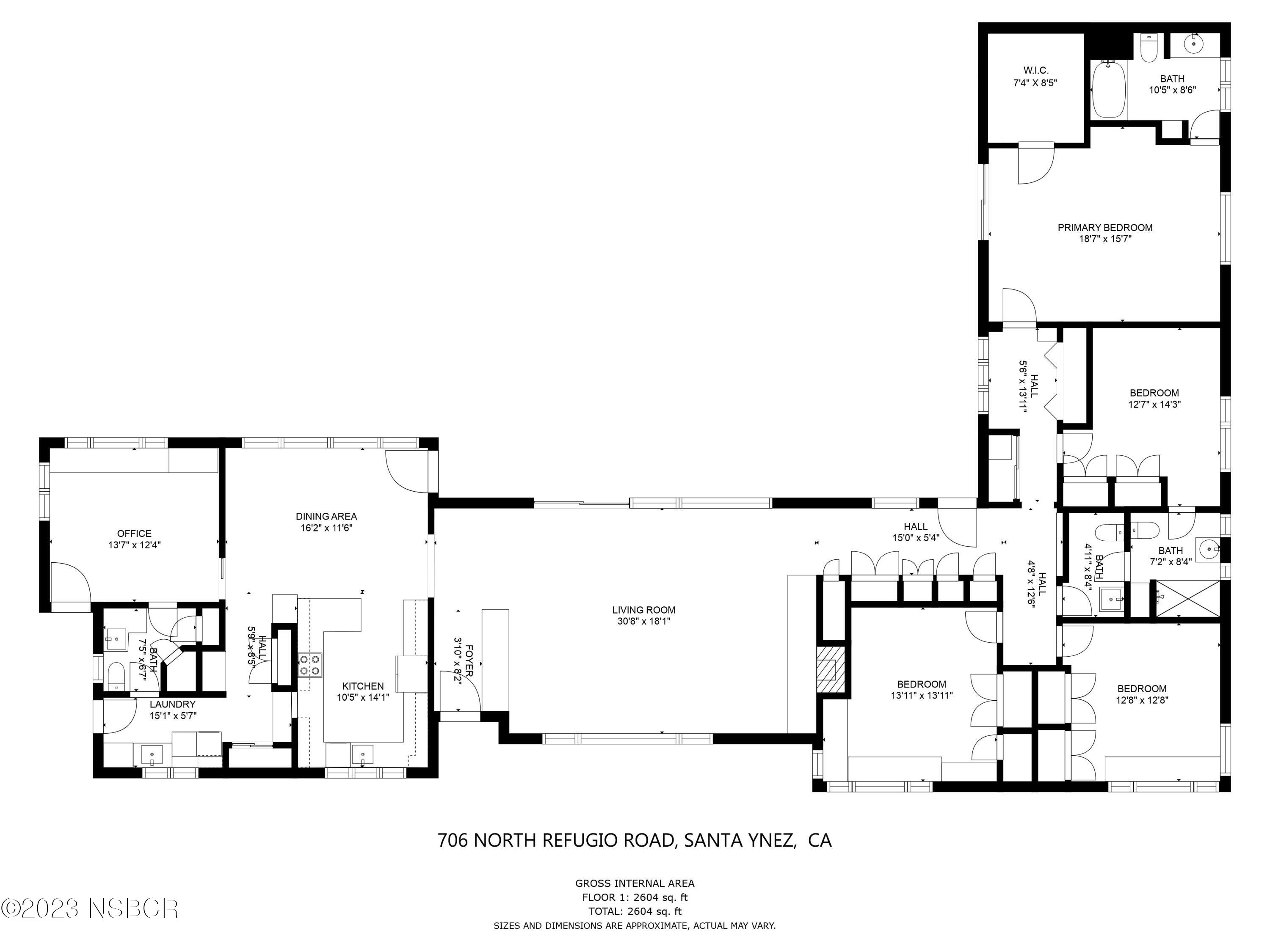 704 North Refugio Road Santa Ynez, CA 93460 - Photo 23 of 26 706-n-refugio-rd-santa-ynez-ca-FP