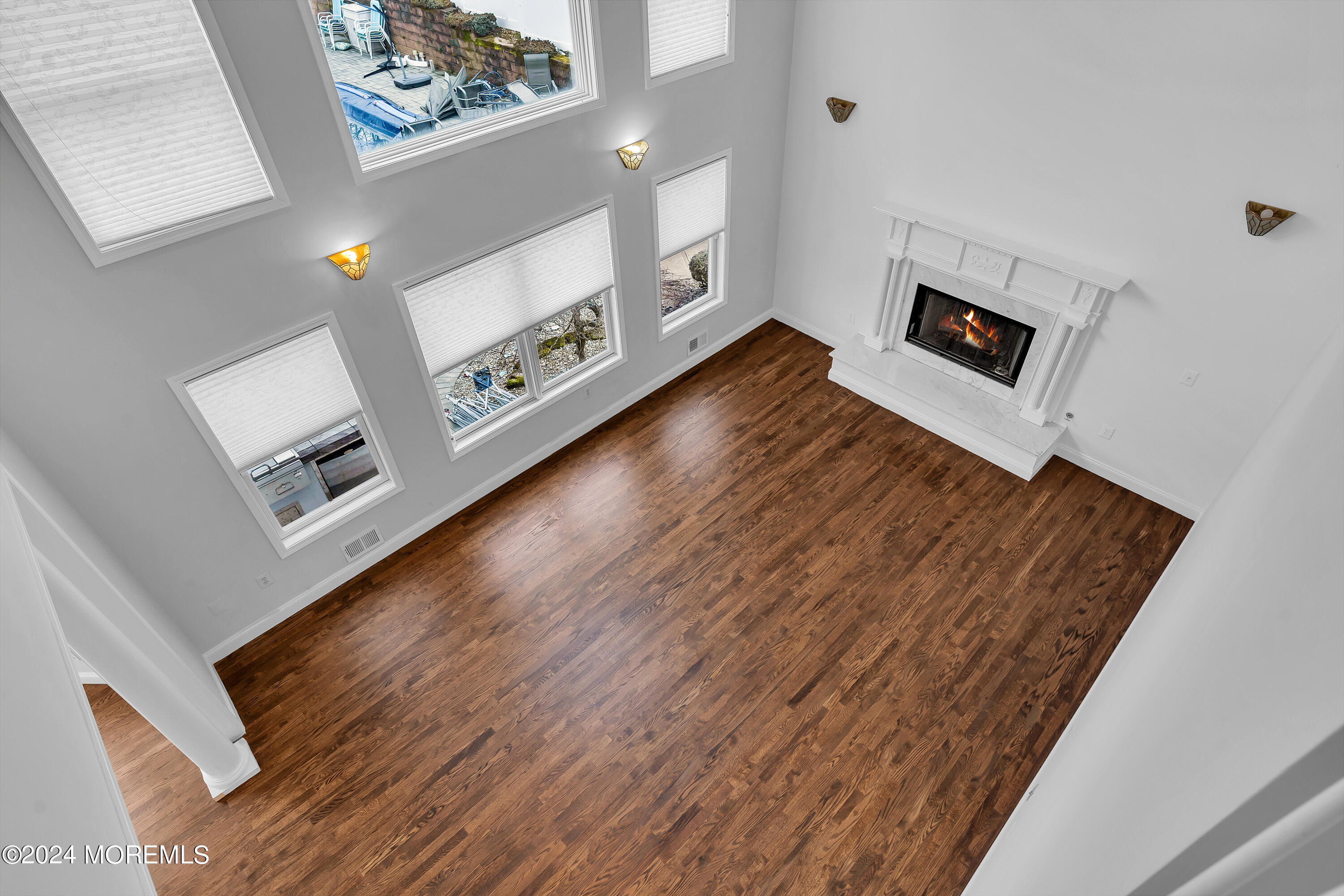 107 Autumn Road Matawan, NJ 07747 - Photo 15 of 45 UPPER TO LOWER FIREPLACE ENHANCED
