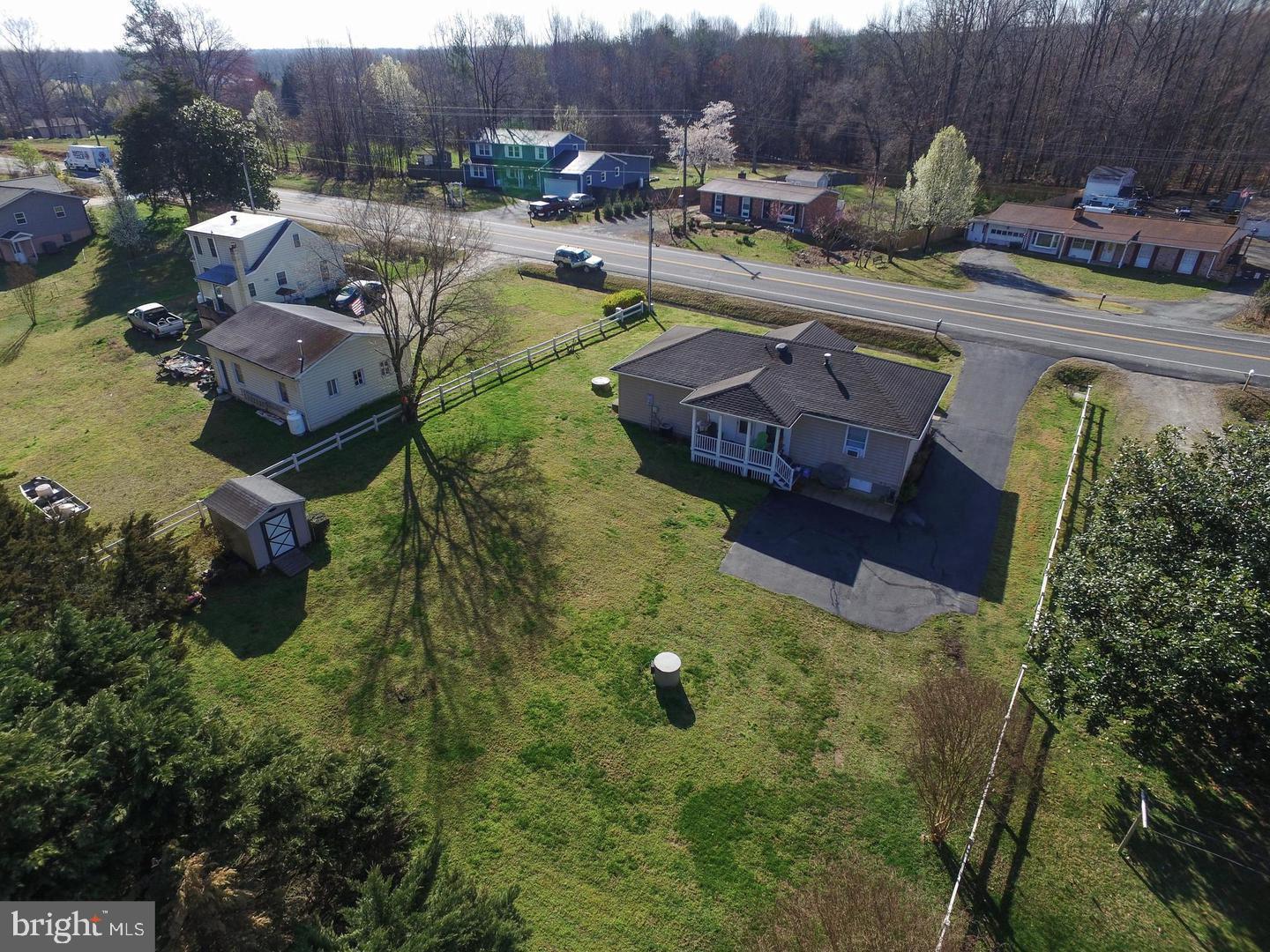 10326 Gordon Road Spotsylvania, VA 22553 - Photo 8 of 28 Aerial House, Yard, and Gordon Rd view (2)